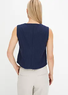 Gilet de costume à patte de boutonnage asymétrique, bonprix