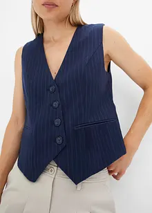 Gilet de costume à patte de boutonnage asymétrique, bonprix