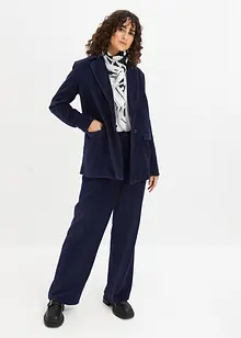 Blazer long en velours côtelé, bonprix