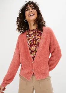 Softe Strickjacke mit Schmuckknöpfen, bonprix