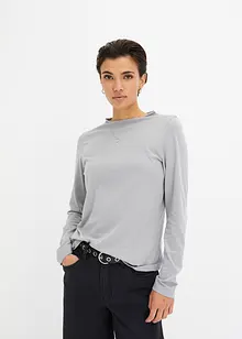 Langarmshirt mit U-Boot Ausschnitt, bonprix