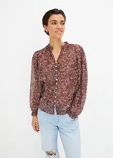 Bluse mit Rüschen, bonprix