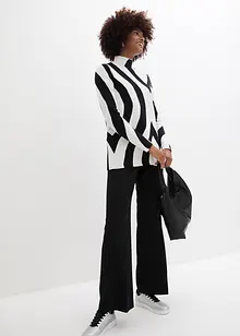 Pantalon Flare à taille élastiquée, bonprix