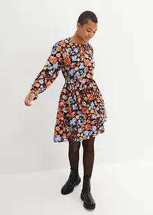 Viskosekleid aus Web, knieumspielend, bpc bonprix collection