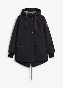 wasserdichte 3in1 Longjacke mit praktischen Taschen, bonprix