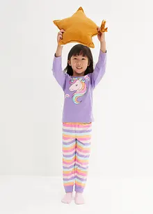 Mädchen Pyjama mit Bio-Baumwolle (2-tlg. Set), bonprix