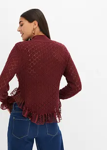 Strickpullover mit Spitze, bonprix