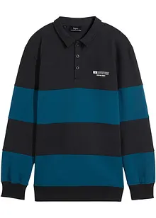 Sweatshirt mit Polo-Kragen, bonprix