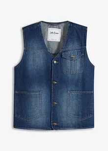 Gilet sans manches en jean, Regular Fit, bonprix