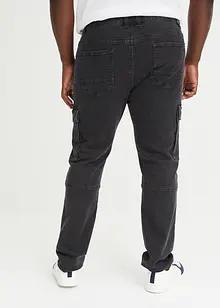 Jean cargo stretch droit, Slim Fit, bonprix