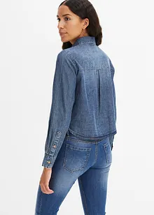 Chemisier en jean coupe boxy, bonprix