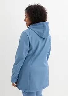 Veste longue softshell fonctionnelle avec polaire peluche, bonprix