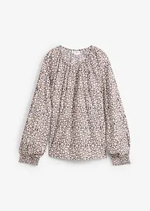 Blouse à col rond, bonprix