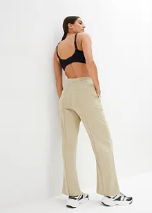 Pantalon en Punto di Roma avec plis religieuse, bonprix