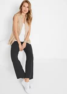 Pantalon en viscose avec taille élastiquée, bonprix