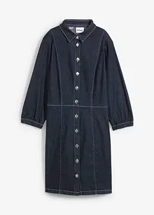 Robe en jean, manches 3/4, bonprix