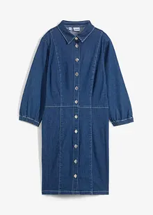 Robe en jean, manches 3/4, bonprix