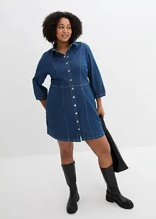 Robe en jean, manches 3/4, bonprix