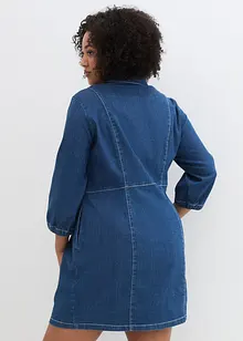 Robe en jean, manches 3/4, bonprix