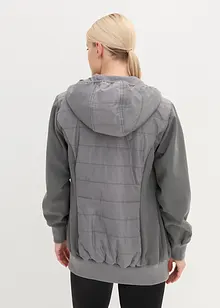 Hybrid Steppjacke mit Materialmix, wasserabweisend, bonprix