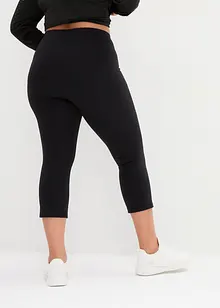 Ultrasofte Sport-Leggings mit seitlichen Taschen, Capri-Länge, bonprix