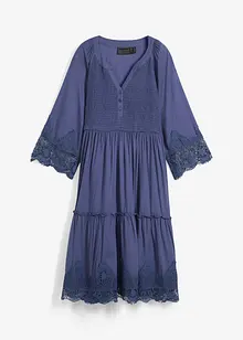 Robe-chemise à dentelle, bonprix