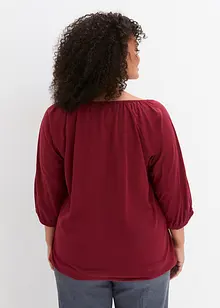 Blouse en jersey 100% coton, bonprix