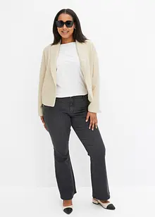 Blazer court aspect tweed, bonprix