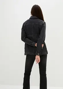 3 in 1 Umstands-Jeansjacke/ Trage-Jeansjacke mit Bindeband, bonprix