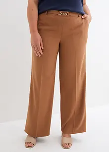 Pantalon Marlène avec ceinture décorative, bonprix