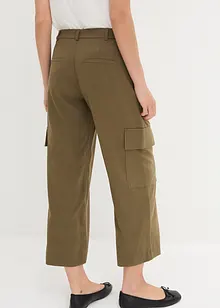 Pantalon cargo 7/8 ample, bonprix