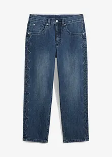 Capri-Jeans mit Ziersteppung, bonprix