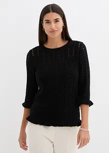 Ajour Pullover, bonprix