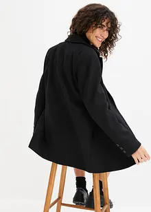 Blazer à épaules rembourrées, aspect laine, bonprix