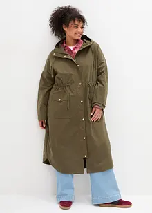 Parka de mi-saison, style trench, avec taille réglable, bonprix