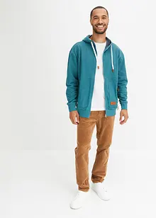 Sweat zippé à capuche, Loose Fit, bonprix