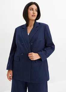 Doppelreihiger Blazer mit Nadelstreifen, bonprix