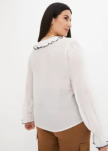 Bluse mit Volants, bonprix