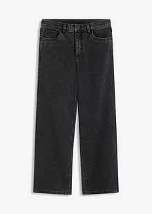 Wide-Leg-Jeans Mid Waist, bonprix