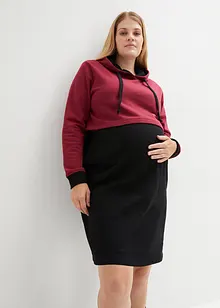 2-in-1 Umstands- und Still-Sweatkleid, bonprix