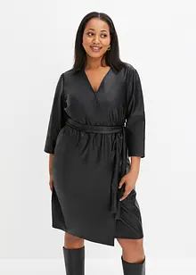 Lederimitat-Kleid, bonprix