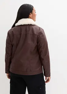 Pilotenjacke aus Lederimitat, bonprix