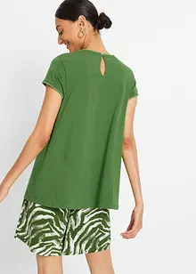 Baumwoll-Shirt mit Spitze, bonprix