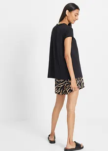 Baumwoll-Shirt mit Spitze, bonprix