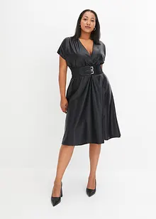 Lederimitat-Kleid, bonprix