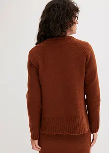 Veste en maille oversize, avec fentes sur le côté, bonprix