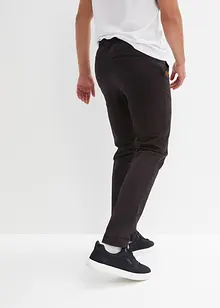 Pantalon droit stretch à taille élastiquée, Regular Fit, bonprix