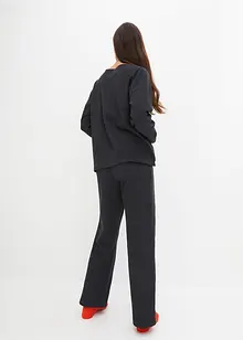 Ensemble loungewear en jersey texturé, bonprix
