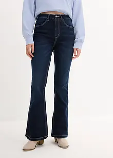 Flared Jeans High Waist, Stretch, bonprix