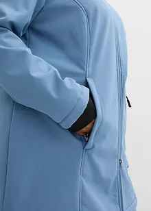 Veste longue softshell fonctionnelle avec polaire peluche, bonprix